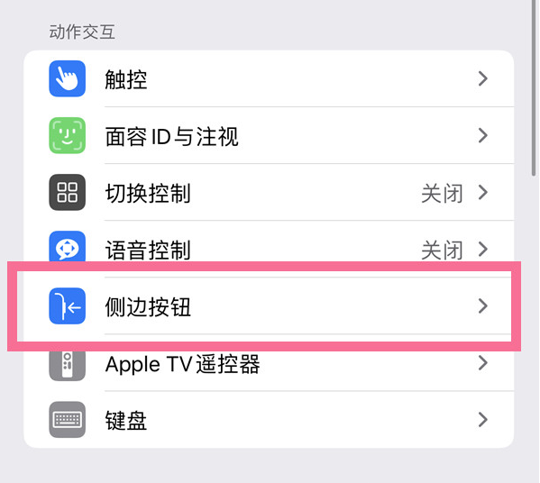 薛城苹果14维修店分享iPhone14 Plus侧键双击下载功能关闭方法 