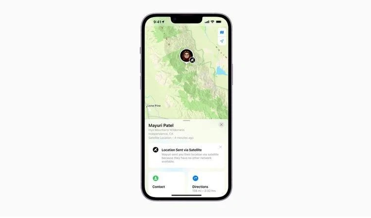 薛城苹果14维修分享iPhone14系列中 FindMy功能通过卫星分享位置方法教程 