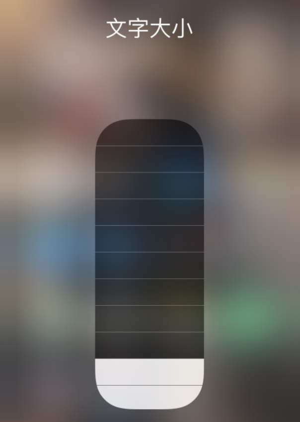 薛城苹果手机维修分享小技巧：在 iPhone 控制中心快速调节字体大小 